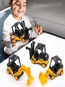 Children Toy Cars Construction Vehicle(Dump Truck/Excavator/Forklift/Bulldozer) Randomly Chosen, Large Size Construction,Truck,Excavator,Truck,Excavator,Trucks