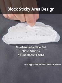 50pcs Disposable Sweat Pads For Armpits, Collars And Caps, Summer