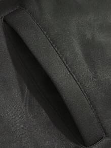 New Winter Boyfriend Style Men's Color Block Thermal Lined Zip-Up Hoodie Jacket