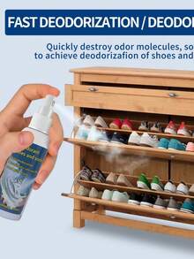 Shoe & Sock Deodorizing Spray, Sports Shoes Odor Clean & Fresh Deodorizer For Shoe Closet - Shoe and Sock Deodorant Spray - View 2