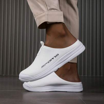 Spring/Summer Mesh Breathable Running Shoes For Men And Women, Lightweight & Shock Proof, Unisex Slippers, Mules Shoe