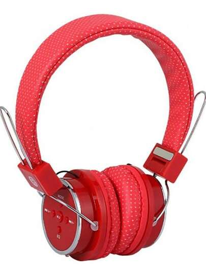 Fone Headphone Bluetooth Universal Fm Sd P2 Mp3 B05 Vermelho
