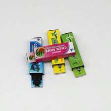 2 piezas de goma de mascar que asustan cucarachas, bromas del día de los inocentes para engañar a la gente con accesorios divertidos de broma de bichos graciosos - Color aleatorio - Ver 4