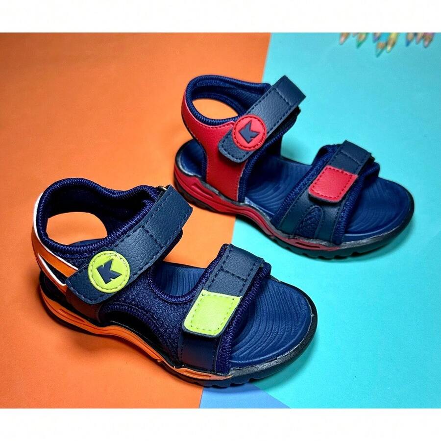 Kids Sports Sandals - 橘色 - 查看 1