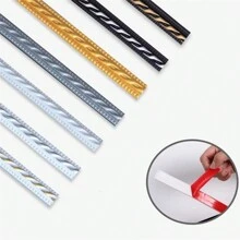 3m Self-Adhesive PVC Decorative Wall Molding For Home, Living Room Wallpaper, Picture Frame & Mirror Sticker - Multicolor - View 3