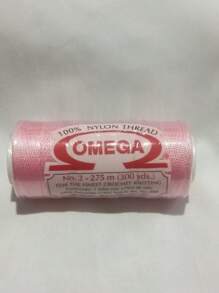 100% Nylon Thread Spool For Fine Knitting No. 2 - Màu Hồng baby - Xem 1