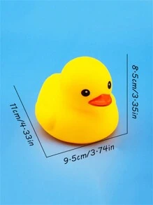 10pcs Bathing Duck Toys Set, Including Squeeze & Squeak Rubber Ducks - Multicolor - View 2