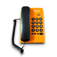 LANDLINE DESK PHONE FOR HOME OR OFFICE - Orange - View 1