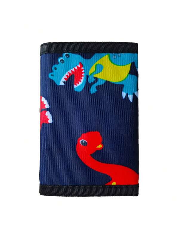Dinosaur Dino Kids Wallet For Boys, Little Boys Wallet For Kids With Magic Sticker, Play Toddler Wallet For Boy With Coin Pocket, Wallet Kids Ages 4-5-6-7-8, Kid Wallet Boy Gifts For Kids