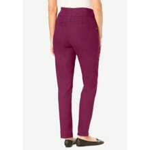 WOMAN WITHIN Woman Within Women's Plus Size Flex-Fit Pull-On Straight-Leg Denim Jean