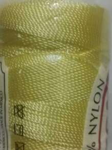 100% Nylon Thread Spool For Fine Knitting No. 2 - 淡黃色 - 查看 3