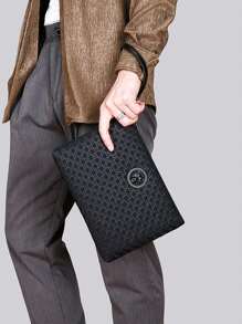 Bolso de embrague de PU con relieve para hombre, bolso de mano, bolso de muñeca, bolsos, bolso de viaje, bolso de trabajo, bolso de verano, bolso multiusos para ir a la universidad, bolso práctico y portátil de gran capacidad, regalo de Navidad, bolso de estilo vintage para la vida deportiva, bolsa de regalo de vacaciones, bolso de primavera