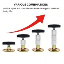 2pcs Headboard Stoppers,27-114mm Adjustable Threaded Headboard Stoppers/Bumper Against Wall,Headboard Fixer Anti-Shaking Stabilizer Anti-Collision Anti-Bed Squeaker Shenanigans Not Shaking Adjustable Top Wall,Bed Shake Support Stabilizer Device For Anti-Knocking,Banging,Squeaking, Wall Bedside Anti Shake Fixer Tool For Beds Cabinets Sofas Door