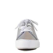 Uganda White Leather Tennis Sneakers - Black - View 10