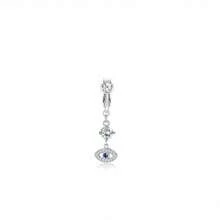 1 Pc Fake Belly Button Rings For Women Clip On Belly Rings Dangling Navel Piercing Jewelry In Women's Body Piercing Barbells - Platinum - View 6