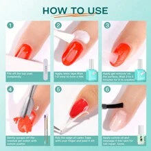 Morovan Gel Nail Polish Remover Kit: Professional Gel Polish Remover For Nails Quick & Effective Gel Polish Remover Kit In 3-5 Minutes No Need Soaking Or Wrapping 2 Packs 15ml-0.5fl.Oz - Blue - View 7