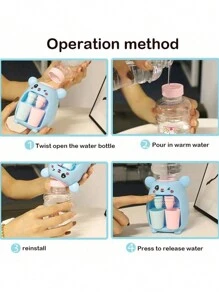 1個（顏色隨機）兒童飲水玩具,手壓出水,有趣的仿真飲品機,男女兒童果汁機 - 彩色 - 查看 2