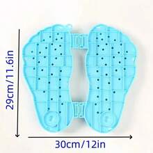 1個足底穴位按摩墊，足尖壓力板，足部行走毯，家用可摺疊足部按摩器 - 彩色 - 查看 2