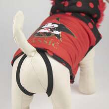 Disney | GEWATTEERDE HONDENJAS M MINNIE ROOD - Waterafstotende hondenjas - Comfortabele pasvorm - Modern design