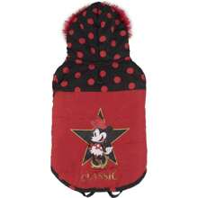 Disney | GEWATTEERDE HONDENJAS M MINNIE ROOD - Waterafstotende hondenjas - Comfortabele pasvorm - Modern design