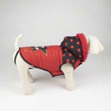 Disney | GEWATTEERDE HONDENJAS M MINNIE ROOD - Waterafstotende hondenjas - Comfortabele pasvorm - Modern design