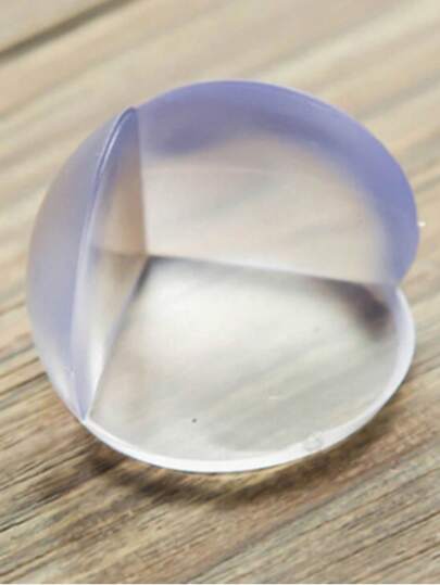 4 Gomas Anticolisión Transparentes Para Esquinas De Mesa (45x43x19 Mm)  Protectores De Silicona Autoadhesiva Para Evitar Golpes, Abolladuras o Rayones - Evita Que Los Más Pequeños del Hogar Se Lastimen