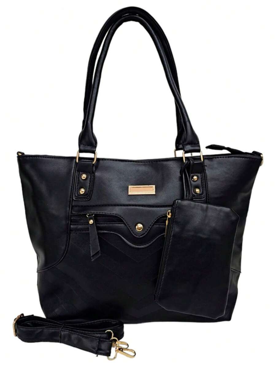 Women Tote Bags - Black - View 1