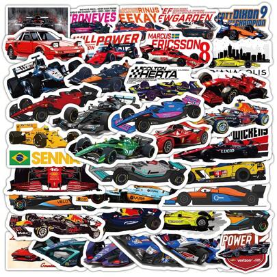 60 piezas Pegatinas de coche para niños, pegatinas de carreras, pegatinas de coches deportivos, pegatinas impermeables de colores, pegatinas adecuadas para botellas de agua, pegatinas de ordenador portátil, pegatinas de patineta, pegatinas de casco, pegatinas geniales...
