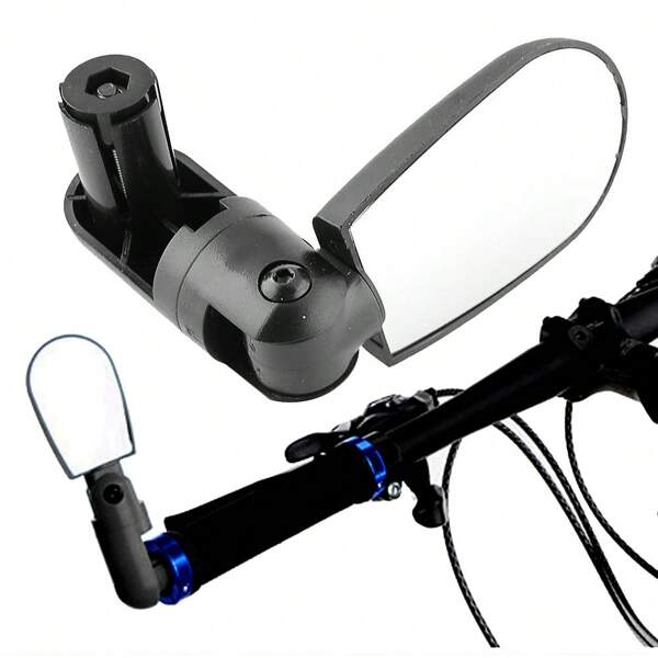 Adjustable Bicycle Mirrors Universal Rotation Cycling Wide-Angle Handlebar Rearview Mini Mirror Outdoor Safety Bike Tools