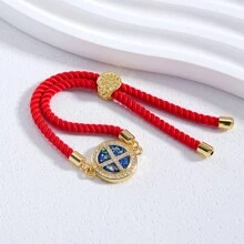 Pulsera elegante de cobre exquisita con opalos que combina con todo