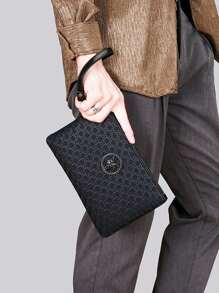 Bolso de embrague de PU con relieve para hombre, bolso de mano, bolso de muñeca, bolsos, bolso de viaje, bolso de trabajo, bolso de verano, bolso multiusos para ir a la universidad, bolso práctico y portátil de gran capacidad, regalo de Navidad, bolso de estilo vintage para la vida deportiva, bolsa de regalo de vacaciones, bolso de primavera