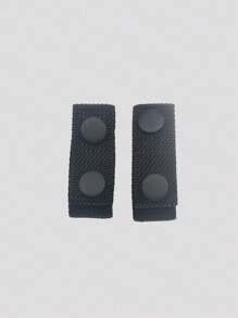 4个便携式皮带扣，小织带尼龙织带环皮带扣，重型皮带固定器，便携式织带腰带装备配件，适用于户外运动，具有固定和调节腰带的功能。适合秋季、万圣节、秋冬季节，青少年、青年、男士，休闲、户外、运动、度假、毕业礼物、生日礼物、日常穿着。 - 黑色 - 查看 7