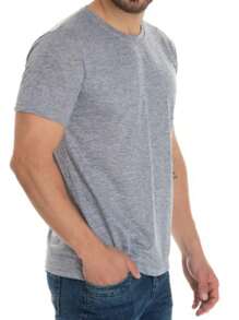 Kit 12 Camisetas Masculinas Premium Cinza