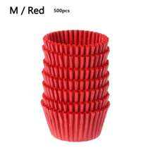 500/1000PCS Mini Colorful Chocolate Paper Cake Cupcake Liner Baking Muffin Box Cup Case Party Tray Cake Mold Decorating Tools