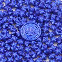 100 pezzi di perline di cera lacca di colore metallico a forma di stella vintage, perfette per decorare buste, inviti di matrimonio, confezioni regalo, articoli per la scuola, forniture scolastiche