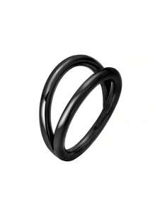 1pc Double Septum Rings Nose Rings Hoops Cartilage Hoop Earring Piercing Nose Open Stacked Hoop Nose Rings 16G 18G 20G 6/8/10mm,Nose Rings Septum Piercing Clicker Nose Hoops Piercings Hinged Segment Rings Helix Piercing Unisex Body Jewelry,3 Layers Hinged Septum Nose Rings, Nose Piercing Jewelry Helix Cartilage Tragus Earrings Piercing Jewelry For Women - Multicolor - View 29