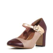Zapatos de tacón de mujer - Burdeos - Ver 2