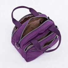 Mała torebka z wieloma kieszeniami, codzienna nylonowa torba na ramię, przenośna torba na ramię dla mam