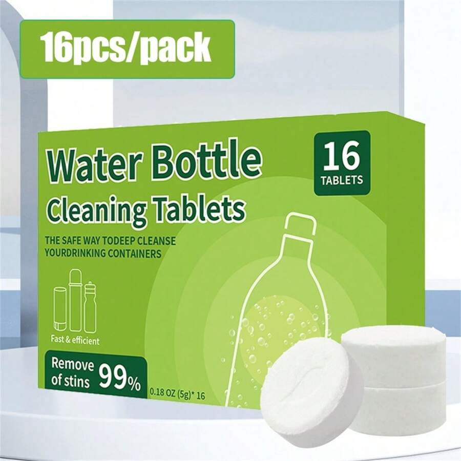 16pcs/Box Effervescent Tablets For Horizontal Cleaning And Oxygen Stain