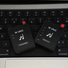 M-Vave WP-10 2.4G 无线系统耳机监听内置可充电电池发射器接收器立体声录音部件 - 黑色 - 查看 6