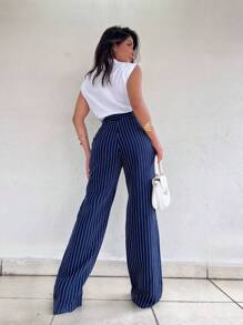 Women Pants - Màu xanh hải quân - Xem 2