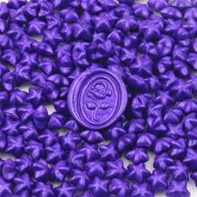 100 pezzi di perline di cera lacca di colore metallico a forma di stella vintage, perfette per decorare buste, inviti di matrimonio, confezioni regalo, articoli per la scuola, forniture scolastiche