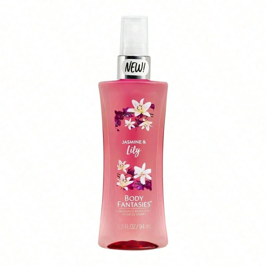 Body Fantasies Jasmine & Lily Body Spray 3.2oz - 花卉印花 - 查看 1