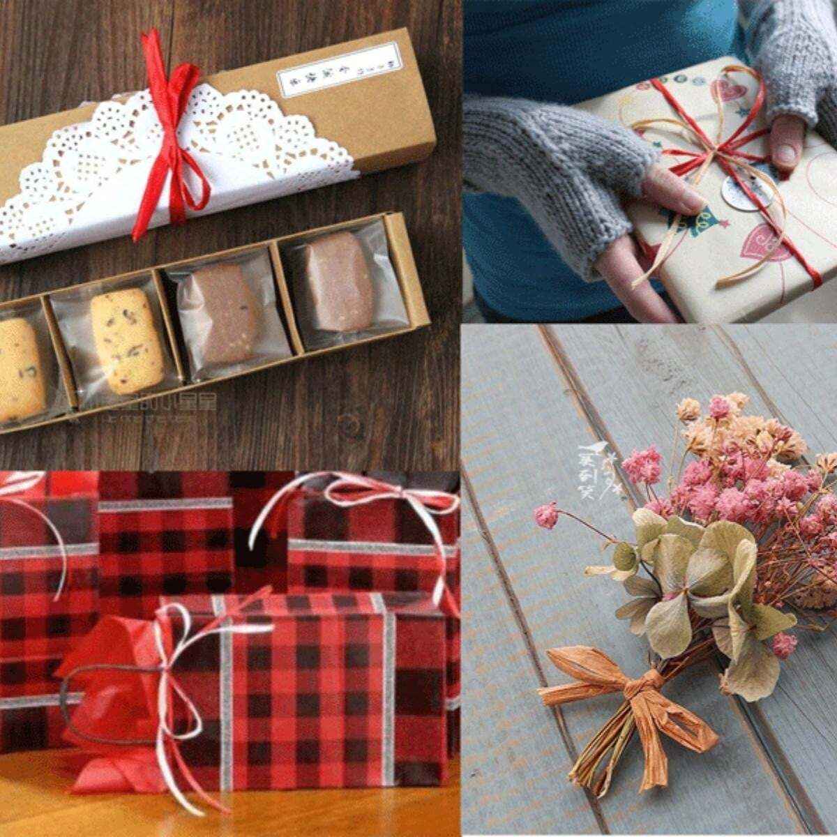 20m/Roll Raffia Wrapping Paper Rope, DIY Handmade Raffia Hat Or Bag DIY