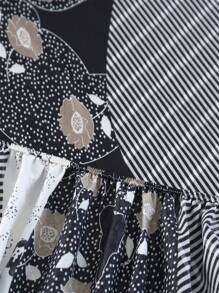 3pcs Creative Pattern Printed Bedding Set, Soft And Comfortable, Suitable For Bedroom And Guestroom (1 Fitted Sheet + 2 Pillowcases, Without Comforter) - Black and White - View 5
