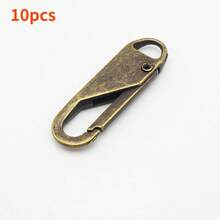 10入組拉鍊更換頭，通用拉鍊頭，可拆式通用拉鍊頭，夾克配件拉鍊頭