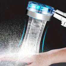 Turbo Fan 高壓手持淋浴頭套件，搭配淨化過濾器 - 增強水壓，容易安裝的家庭衛浴配件，擁有 360° 可旋轉頭部、一鍵暫停功能，配有軟管和牆掛式風格 - 紫色 - 查看 5