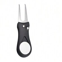 1pc Foldable Golf Divot Repair Tool Switchblade Pitch Groove Cleaner Golf Pitchfork With Golf Marker Golf Accessories