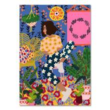 1 Máy Tính Nhiệt Đới Nhiều Màu Sắc Cô Gái Xe Hoa Koala Da Báo Canvas Nghệ Thuật Treo Tường Áp Phích Và In Cho Trang Trí Treo Tường Phòng Khách, unframed - Nhiều màu - Xem 10