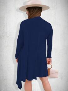 Ensamble Casual De Manga Larga Maria Bela Modelo Genova - Azul Marino - Ver 2